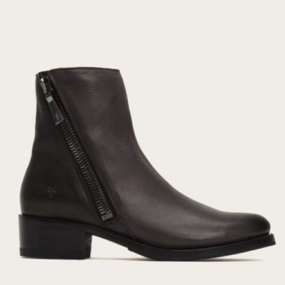 frye nora zip bootie